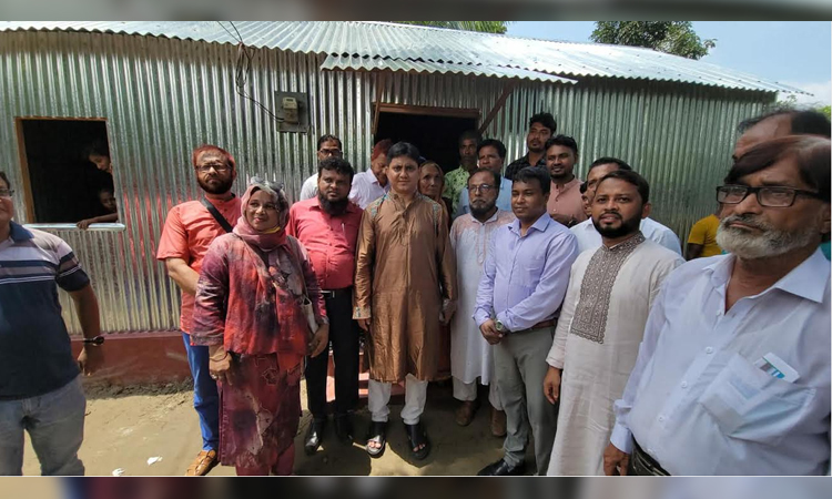 Disabled family receive new home in Narsingdi