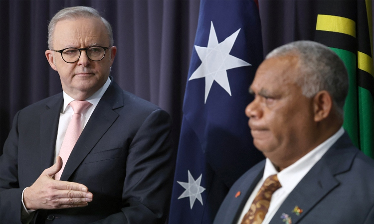 Australia, Vanuatu sign deal barring foreign military base on Pacific island
