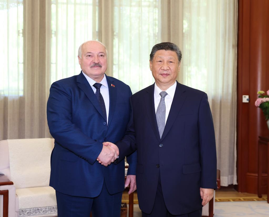 China's Xi meets Belarus leader Lukashenko in Beijing