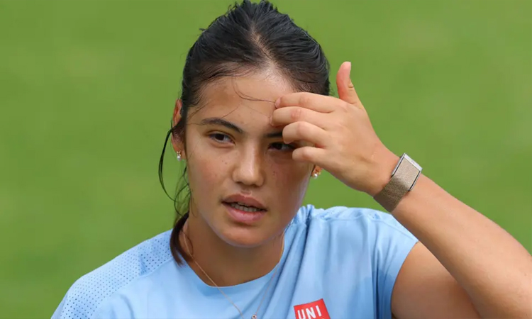 Raducanu withdraws from Wimbledon through injury