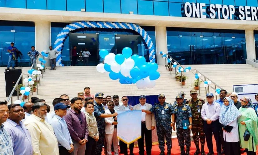 Ctg port opens new one-stop service building