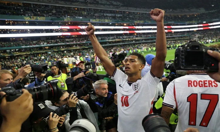 Bellingham savours 'best night of England career' after Mexico heroics