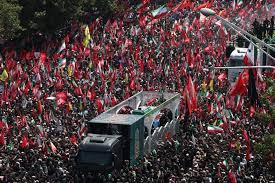 Millions gather as Khamenei funeral procession begins in Tehran