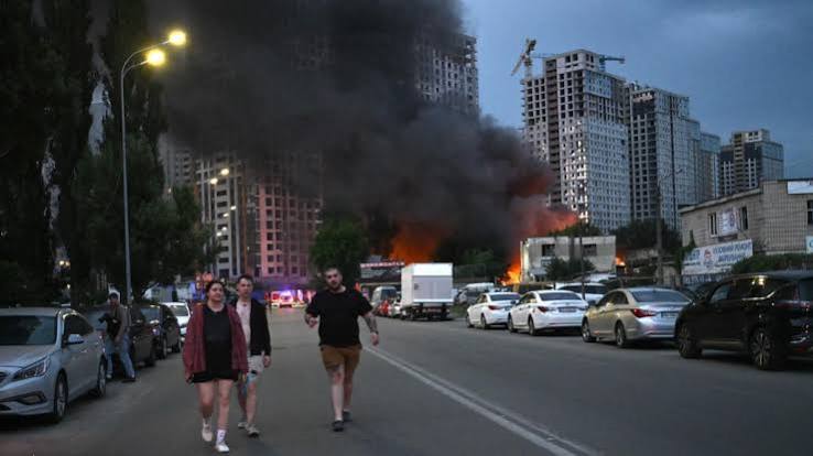 Russian strikes kill 18 in Kyiv region on eve of NATO summit