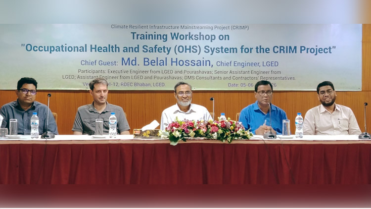 LGED's CRIMP Project organizes workshop on preparation of occupational health