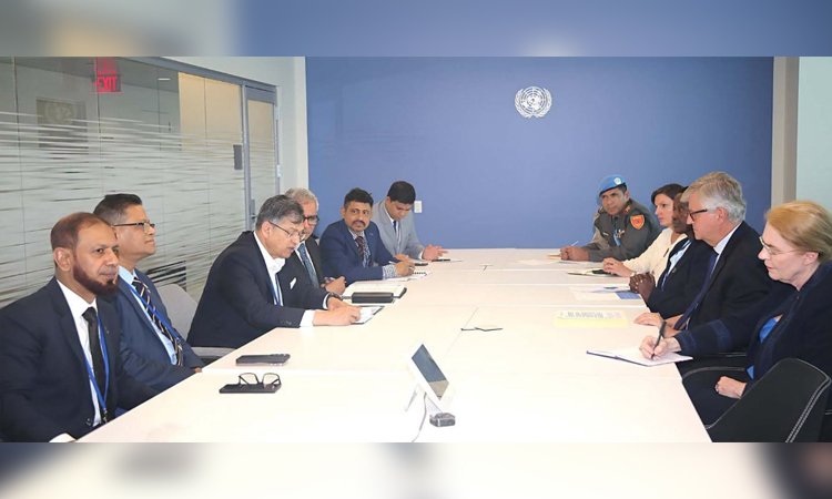 Salahuddin seeks enhanced UN peacekeeping deployment support