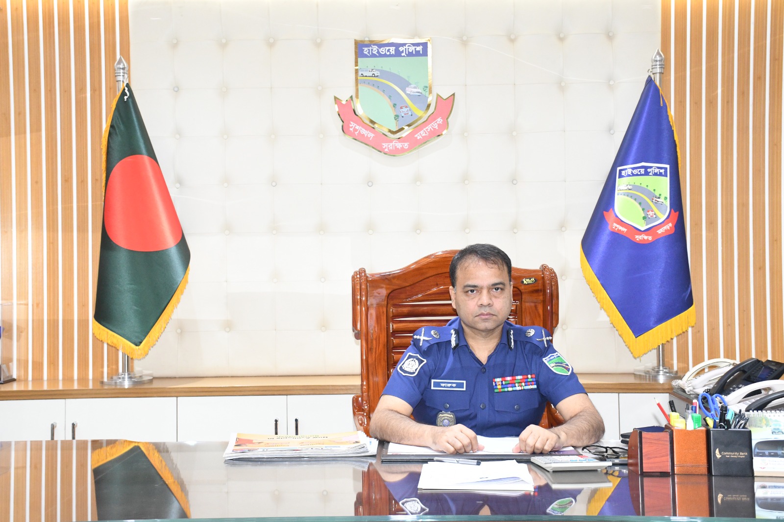 Faruk Ahmed joins Highway Police as Additional IGP