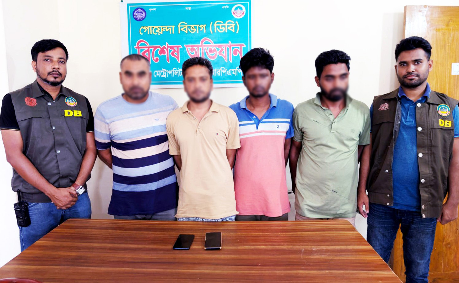 RpMP arrests 4 from kitchen gambling party in Rangpur