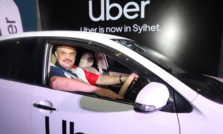 Uber launches ridesharing services in Sylhet