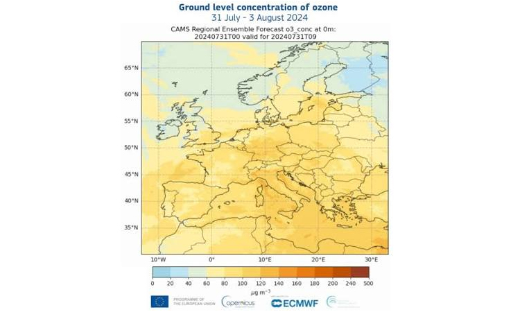 Two thirds of EU faced harmful ozone levels during heatwave: report