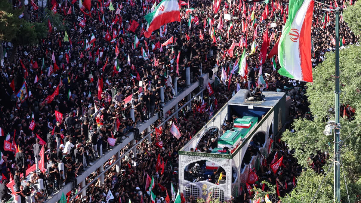 Iran buries Khamenei after new fighting with US erupts