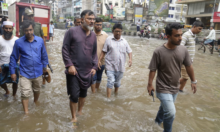 DNCC administrator orders immediate steps to ease waterlogging