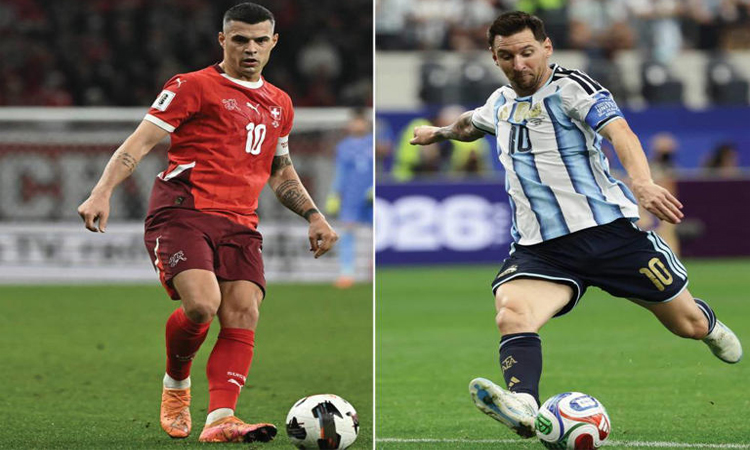 Xhaka tells Swiss fans to 'keep dreaming' ahead of Argentina World Cup clash