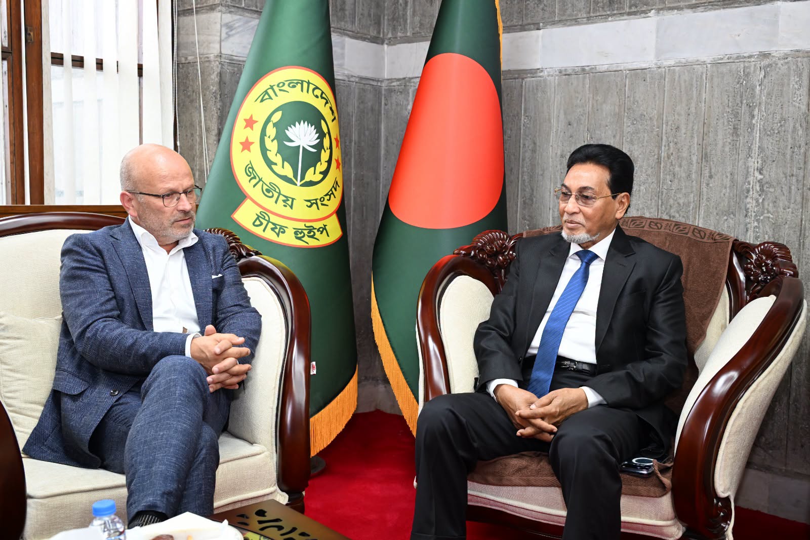 Chief Whip seeks stronger parliamentary cooperation with European Partnership for Democracy