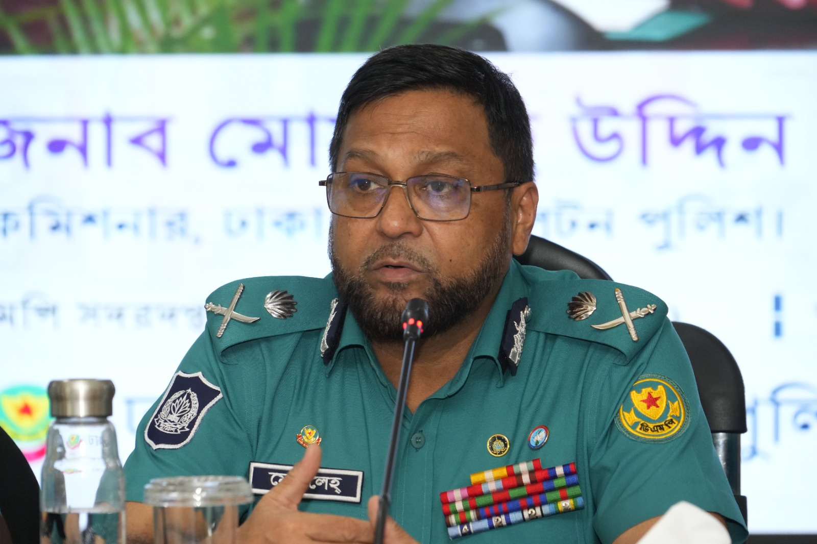 DMP chief urges impartial policing, tougher action against crime
