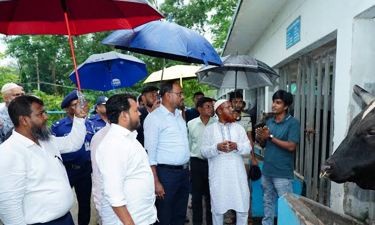 Tuku visits Regional Artificial Insemination Research Laboratory at Rajshahi