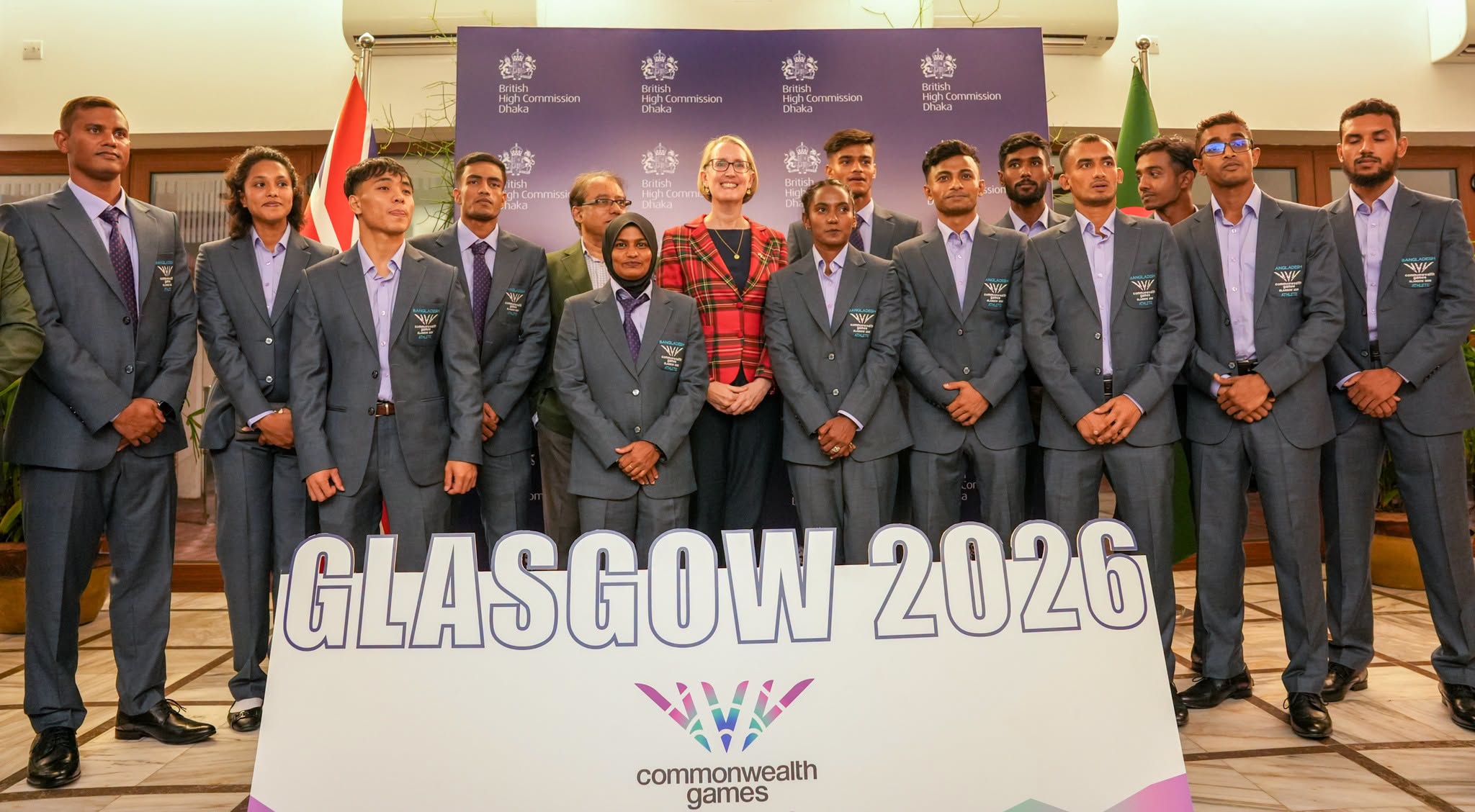 UK bids farewell to Bangladesh Commonwealth Games contingent athletes