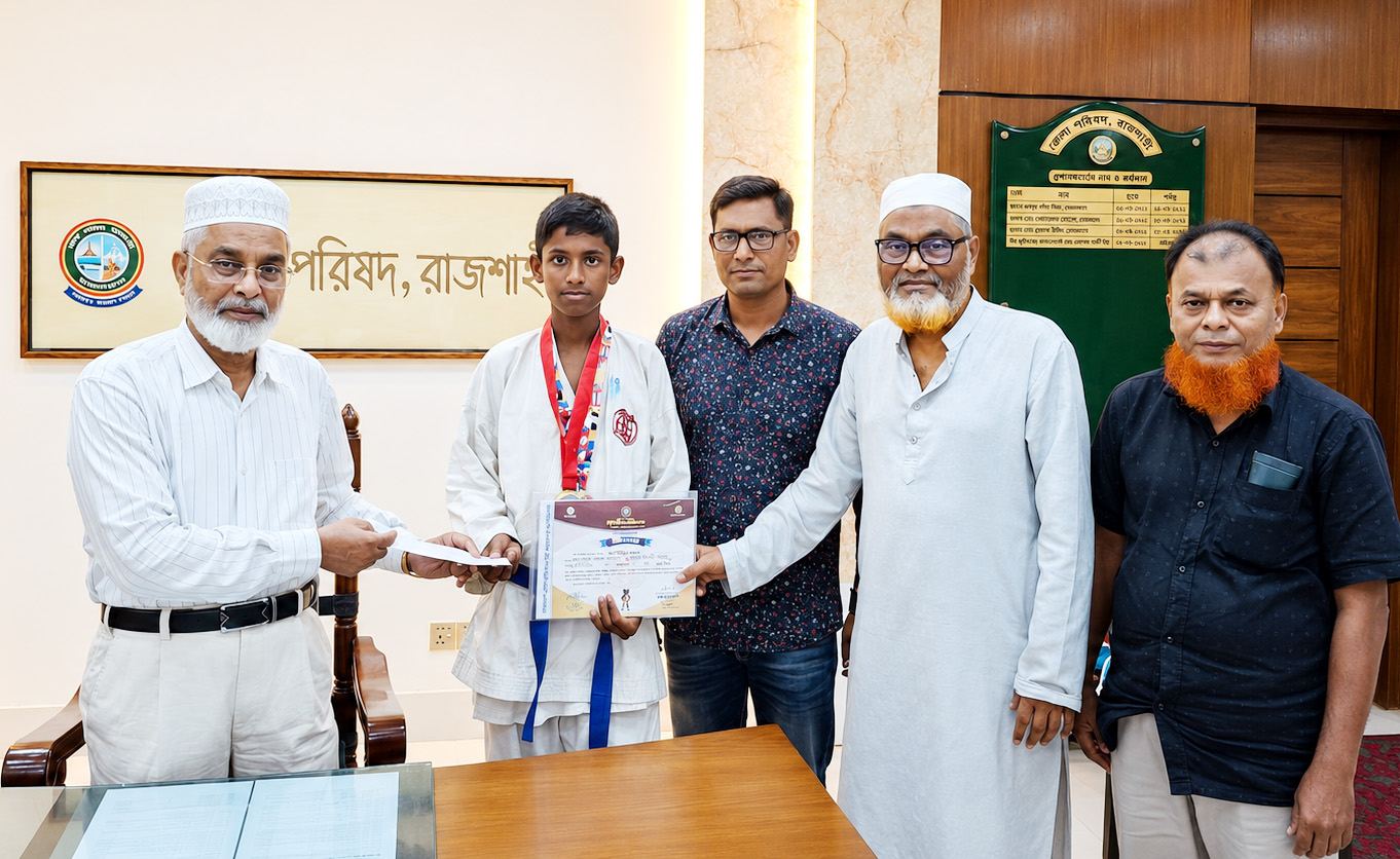 Financial assistance provided to Notun Kuri karate student Atikul