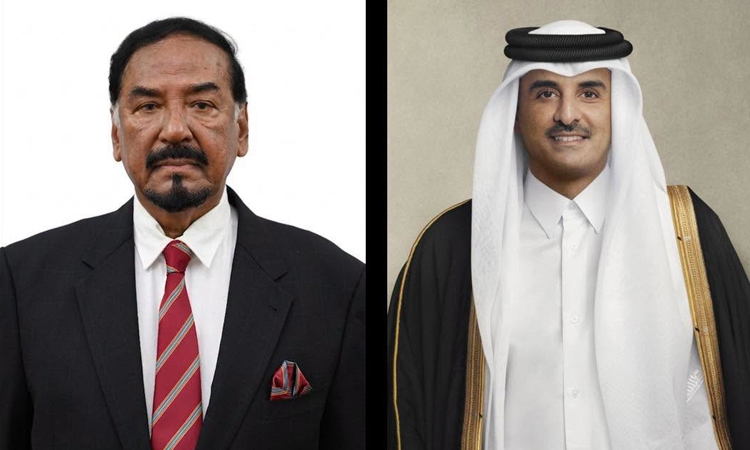 Speaker hands over PM’s condolence message to Qatar's Emir