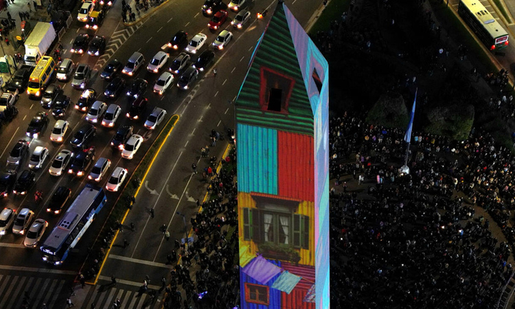 Argentina protects landmark Obelisk as World Cup madness mounts
