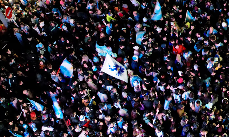 'For the Malvinas, for Diego!' World Cup glee takes over in Argentina