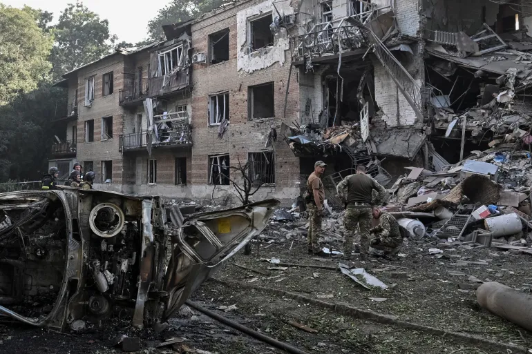 Russian strikes on Ukraine capital kill 2 people