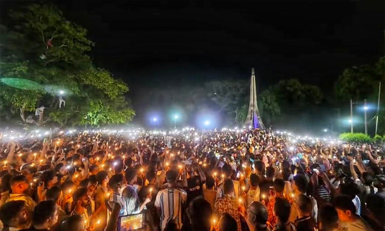 CU JCD commemorates July Martyrs' Day with mass chorus