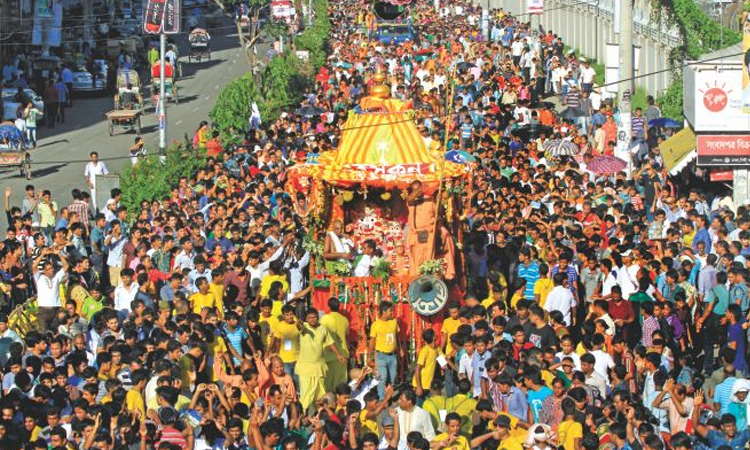 Ratha Yatra celebrated in Ctg