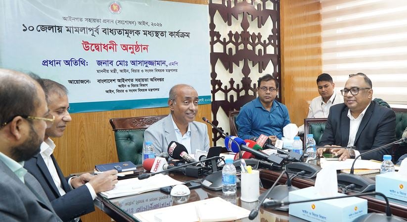 ADR can cut pending cases to around 2 million within next year: Asaduzzaman