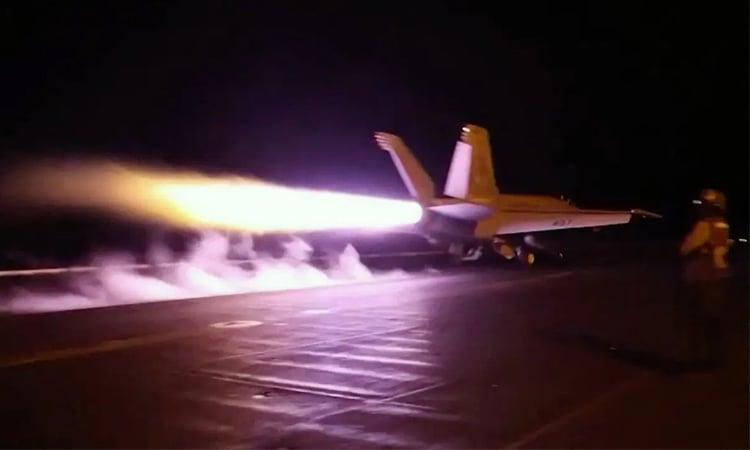 US hits Iranian island, says war cost at $37.5 bn