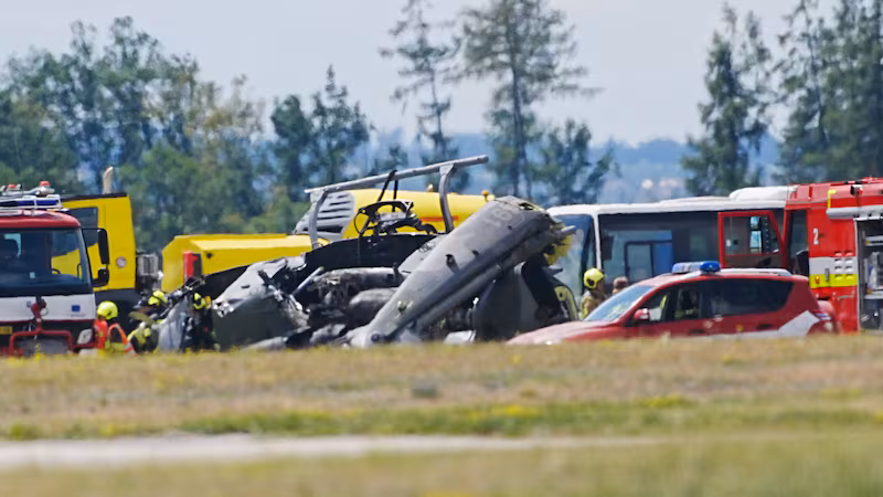One dead, several injured in Czech army helicopter crash