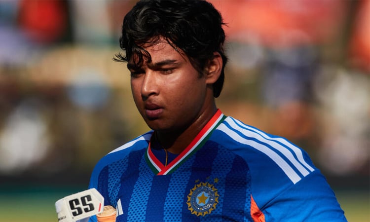 Sooryavanshi hits maiden 50 as India thump Zimbabwe in T20