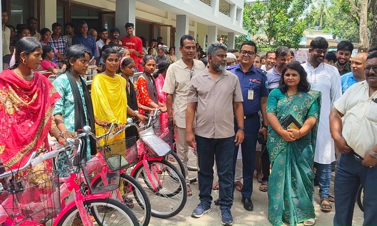 Educational scholarships distributed among indigenous community in Naogaon