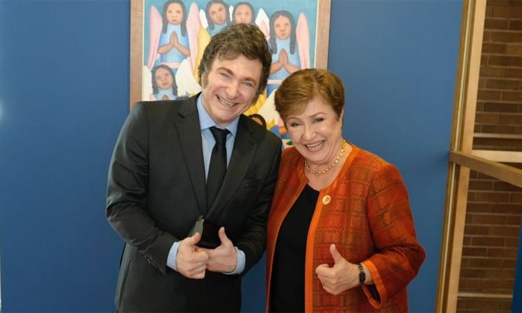 IMF leader to visit Milei in Argentina