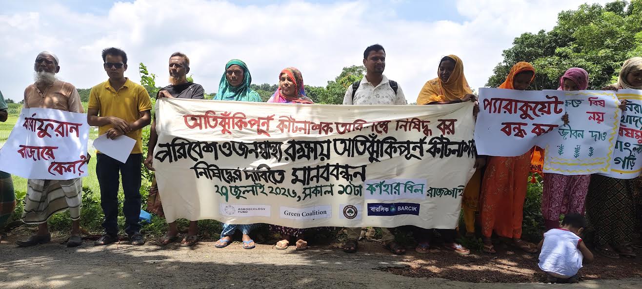 Ban on hazardous pesticides demanded to ensure safe food, biodiversity