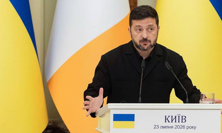 Zelensky in UK for first meeting with Burnham