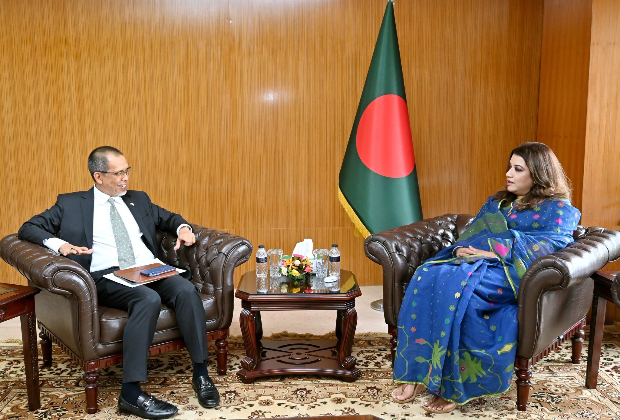 Shama seeks more jobs for Bangladesh workers in Brunei