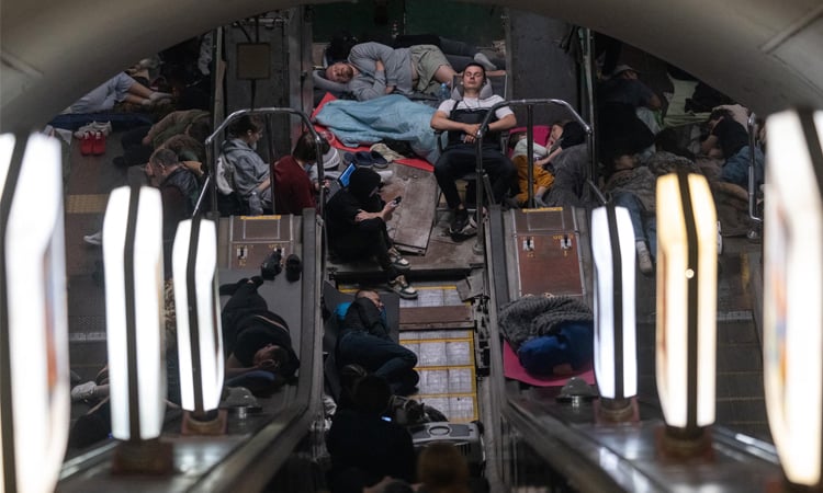 At least one dead in Russian strikes on Kyiv
