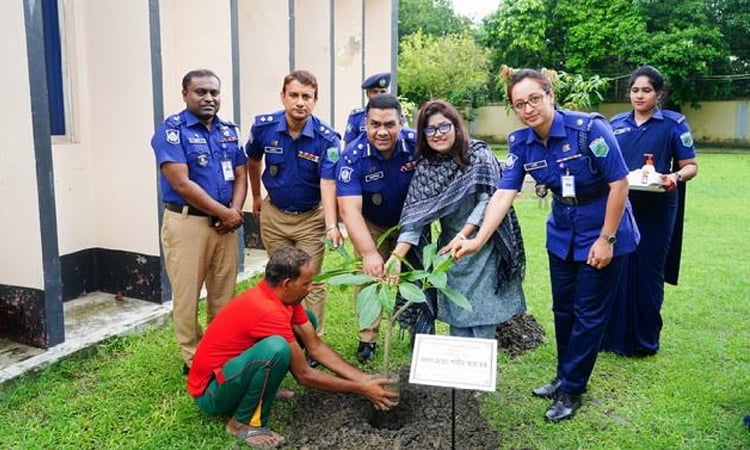 DIG in Rajshahi Range holds tree plantation programme