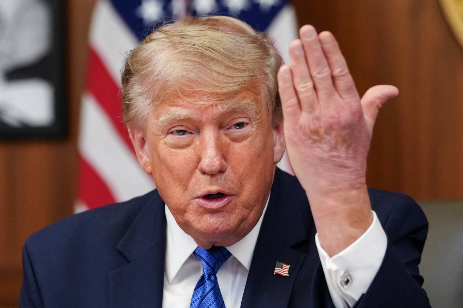 Trump jokes that he is not yet a target of the ICC