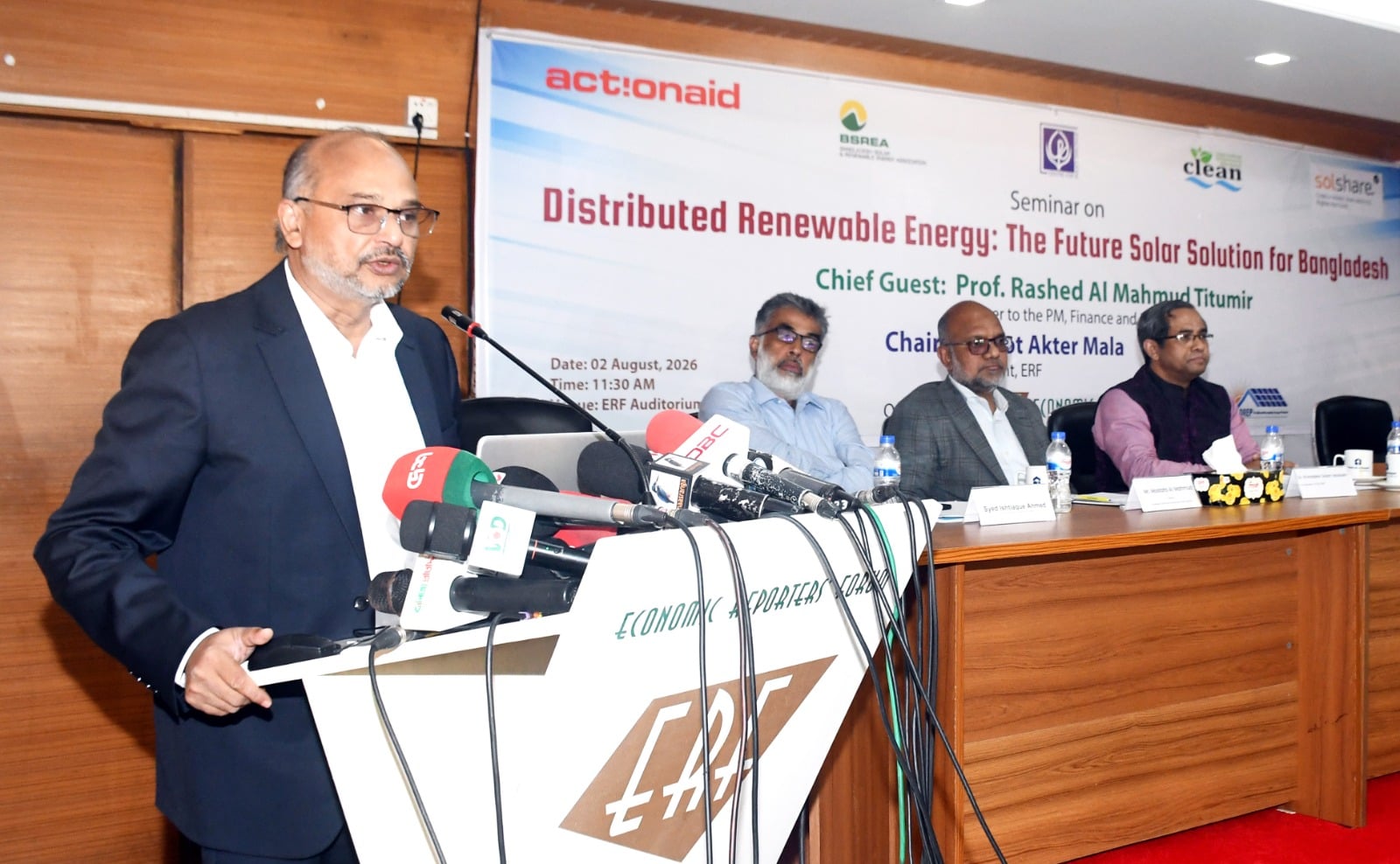 Social movement, local manufacturing key to renewable energy transition: Titumir