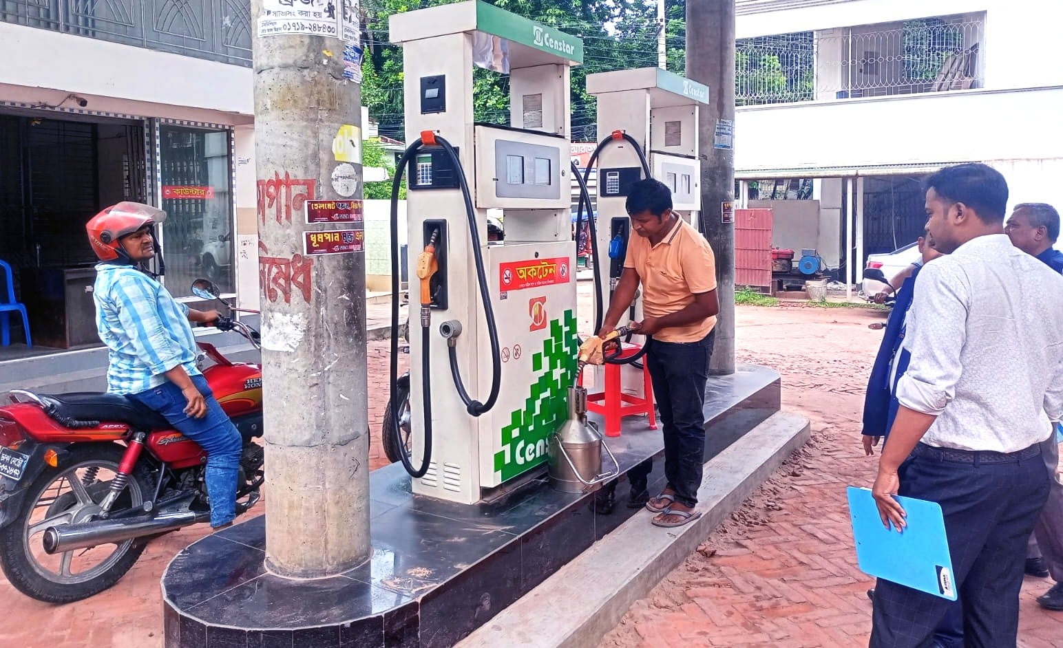 Filling station fined Tk 30,000 in Rangpur