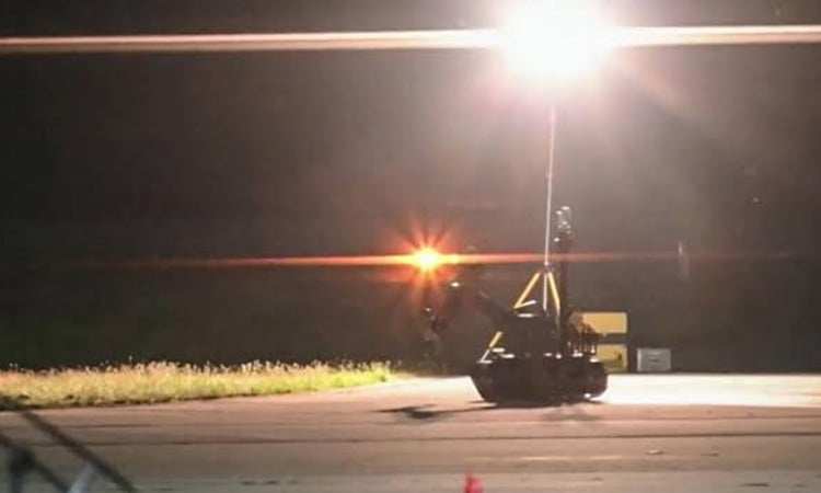 Germany holds security meeting over explosive drone amid Russia protest