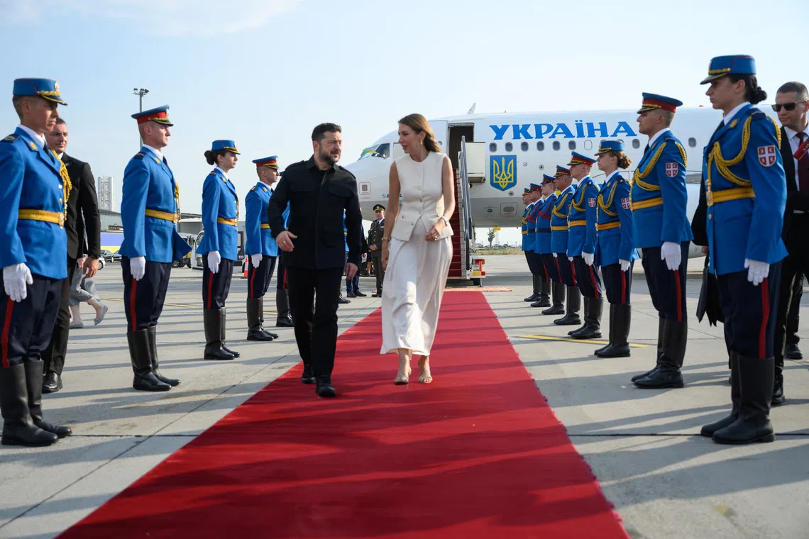 Zelensky makes landmark visit to Russia ally Serbia