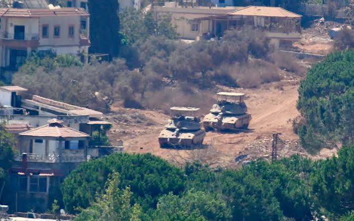 Lebanon says Israeli troops built earth barrier in Lebanese army-held village