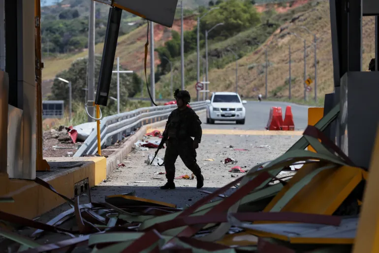 Bombing attacks mark first day of Colombia's new right-wing government