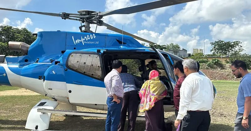 RU Administration sends stroke student to Dhaka by air ambulance