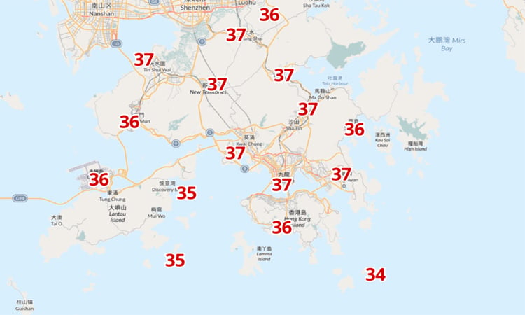 Hong Kong weather observatory posts record high temperature