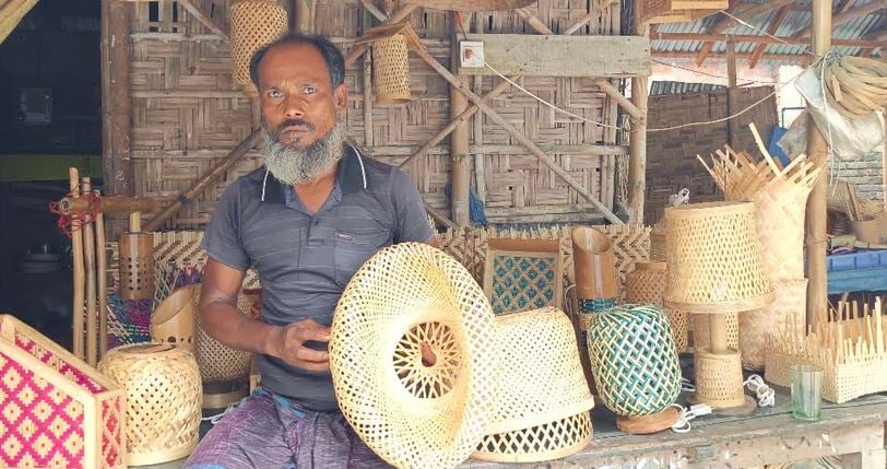 Hajimul takes Bangladeshi bamboo craft beyond borders