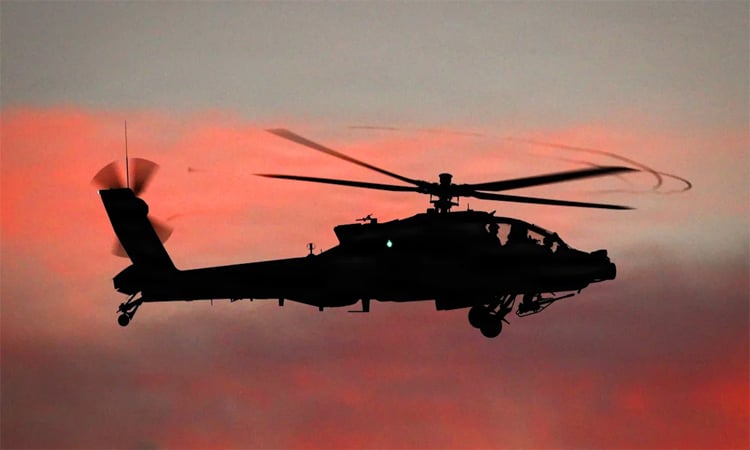 US military helicopter crash kills two in Texas